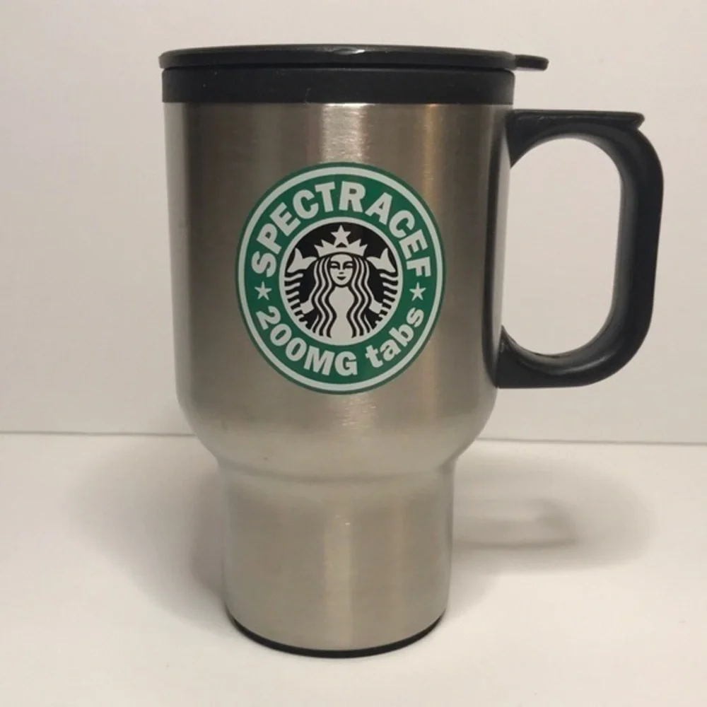 “Spectracef‎ 200mg Tabs” Coffee Thermos Hot/Cold Drink Holder